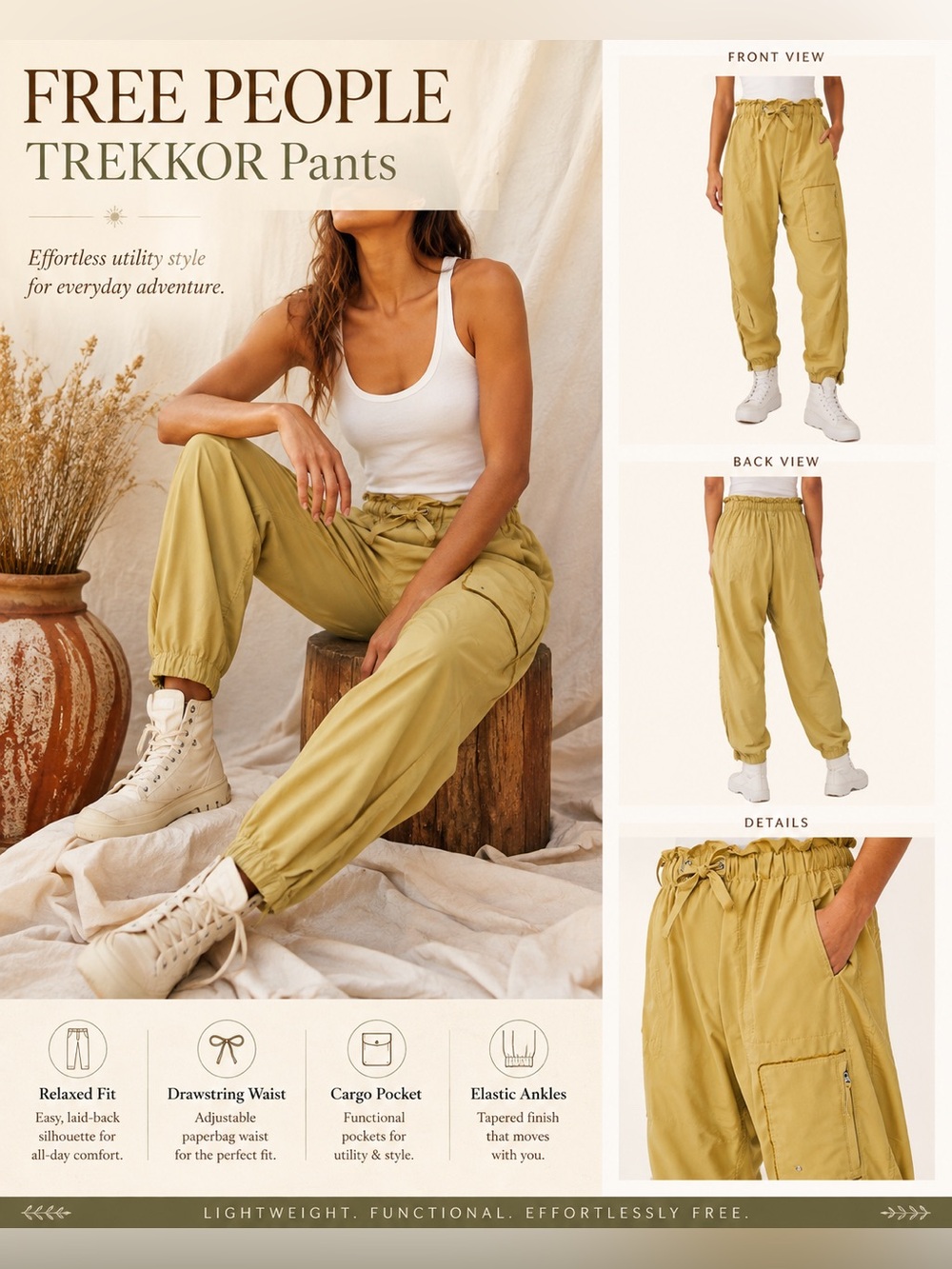 Free people TREKKOR pants